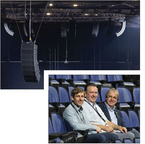 吊在穹頂的Bose ShowMatch陣列音響2 吊在穹頂的Bose ShowMatch陣列音響2