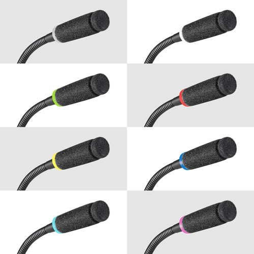 鐵三角 ES925C/DS5 心形電容式鵝頸話(huà)筒帶5針臺(tái)架供電模組-各顏色話(huà)筒合集2