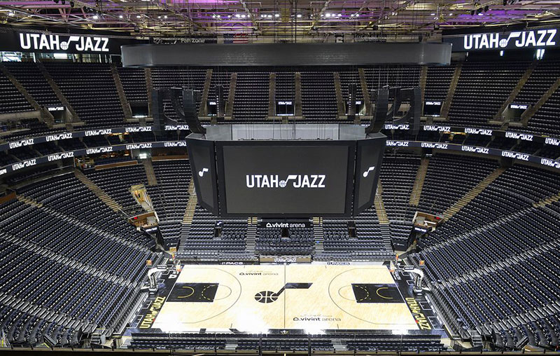 NBA猶他爵士隊主場館俯視圖 NBA猶他爵士隊主場館俯視圖